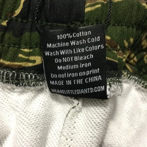 We Are Little Giants Creative Disruptors Boy’s Tiger Stripe Camo Pants Size 7/8 - Picture 7 of 8